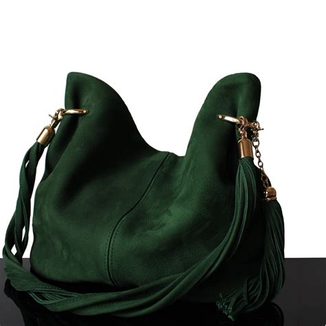 emerald green handbags for sale.